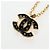 Collana CHANEL COCO Metallo Tono Oro CC Auth 196477SAM - vista 3