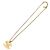 Collana CHANEL COCO Metallo Tono Oro CC Auth 196477SAM - vista 7