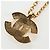 Collana CHANEL COCO Metallo Tono Oro CC Auth 196477SAM - vista 8