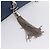 SAINT LAURENT Kate Chain Shoulder Wallet Leather Navy Silver Auth ka5752V Argento Blu navy - vista 14