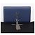 SAINT LAURENT Kate Chain Shoulder Wallet Leather Navy Silver Auth ka5752V Argento Blu navy - vista 26