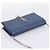 SAINT LAURENT Kate Chain Shoulder Wallet Leather Navy Silver Auth ka5752V Argento Blu navy - vista 6