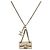 Collana CHANEL Matelasse metallo Gold Tone CC Auth 198856M