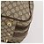 Padlock GUCCI GG Supreme Web Sherry Line Trunk PVC Beige Gold Auth 194417 D'oro - vista 10