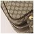 Padlock GUCCI GG Supreme Web Sherry Line Trunk PVC Beige Gold Auth 194417 D'oro - vista 11