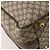 Padlock GUCCI GG Supreme Web Sherry Line Trunk PVC Beige Gold Auth 194417 D'oro - vista 13