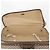 Padlock GUCCI GG Supreme Web Sherry Line Trunk PVC Beige Gold Auth 194417 D'oro - vista 19