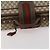 Padlock GUCCI GG Supreme Web Sherry Line Trunk PVC Beige Gold Auth 194417 D'oro - vista 7