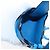 Pouch Salvatore Ferragamo Gancini in pelle blu e argento Auth 195518M - vista 18
