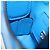 Pouch Salvatore Ferragamo Gancini in pelle blu e argento Auth 195518M - vista 21