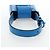 Pouch Salvatore Ferragamo Gancini in pelle blu e argento Auth 195518M - vista 7