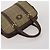 Borsa a Tracolla Borsa a Mano BURBERRY Canvas Pelle Set da 3 Navy Beige Auth BA15066 Blu navy - vista 12