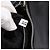 Borsa a tracolla PRADA in pelle 2way Nero Argento 1BC133 Auth am12304SAM - vista 24