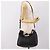 Borsa a tracolla PRADA in pelle 2way Nero Argento 1BC133 Auth am12304SAM - vista 25