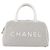 Borsa a mano sportiva CHANEL Canvas Gray Silver CC Auth BA14884A Marrone Argento - vista 2