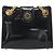 Autre Marque Borsa a tracolla con catena TIFFANY&Co. Pelle verniciata Nero Oro Auth 197139 D'oro - vista 2
