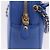 Borsa a tracolla Salvatore Ferragamo Vala Chain in pelle blu e oro Auth 197212V D'oro - vista 13