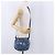 Borsa a tracolla BOTTEGA VENETA in vinile blu e oro Auth ka5807A D'oro - vista 21