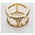 LOUIS VUITTON Anel LV Iconic Strass metal Gold Tone M1463M LV Auth 195935M - vista 10