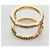 LOUIS VUITTON Anel LV Iconic Strass metal Gold Tone M1463M LV Auth 195935M - vista 11