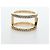 LOUIS VUITTON Anel LV Iconic Strass metal Gold Tone M1463M LV Auth 195935M - vista 5