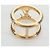 LOUIS VUITTON Anel LV Iconic Strass metal Gold Tone M1463M LV Auth 195935M - vista 8