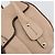 Borsa Salvatore Ferragamo Gancini in pelle beige argento Auth 197508A - vista 14