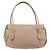 Borsa Salvatore Ferragamo Gancini in pelle beige argento Auth 197508A - vista 3