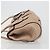 Borsa Salvatore Ferragamo Gancini in pelle beige argento Auth 197508A - vista 5