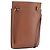 LOEWE Dice Pocket Shoulder Pouch Leather Brown Auth ka5746 Marrone