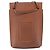 LOEWE Dice Pocket Shoulder Pouch Leather Brown Auth ka5746 Marrone - vista 3