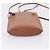 LOEWE Dice Pocket Shoulder Pouch Leather Brown Auth ka5746 Marrone - vista 9