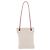 Hermès Borsa a tracolla HERMES Aline PM Canvas Beige Red Auth 198647A Rosso - vista 3