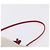 Hermès Borsa a tracolla HERMES Aline PM Canvas Beige Red Auth 198647A Rosso - vista 8
