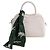 Borsa a tracolla Lacoste in pelle bianca Bianco