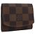 LOUIS VUITTON Damier Ebene Bouton de Manchette Case Cuff Case LV Auth BA15058