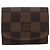 LOUIS VUITTON Damier Ebene Bouton de Manchette Case Cuff Case LV Auth BA15058 - vista 2