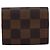 LOUIS VUITTON Damier Ebene Bouton de Manchette Case Cuff Case LV Auth BA15058 - vista 3
