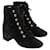 Botas de cordones Chanel en ante negro  - vista 3