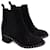 Botas Chanel con hebilla de ante negro  - vista 3