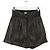 Bermuda Sandro in pelle nera Nero