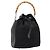 Borsa a mano GUCCI Bamboo Nylon Nero Argento 001 3754 1657 Auth BA15272