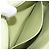 Borsa a tracolla CHANEL Matelassé in camoscio verde con CC tono oro Auth BA14888A - vista 23