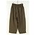 Autre Marque Weite Khaki-Hose - Ansicht 3