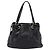 Borsa Tote PRADA in pelle di vitello Nero Oro Auth am12245SAM D'oro - vista 3