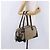 Borsa Tote PRADA Canvas Beige Silver Auth 197022A Argento - vista 25