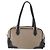 Borsa Tote PRADA Canvas Beige Silver Auth 197022A Argento - vista 3
