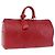 LOUIS VUITTON Epi Keepall 45 Boston Bag Red M42977 LV Auth 195542A Rosso