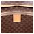 Céline Borsa Tote CELINE Macadam Canvas PVC Pelle Marrone Oro Auth am12243V D'oro - vista 15