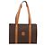 Céline Borsa Tote CELINE Macadam Canvas PVC Pelle Marrone Oro Auth am12243V D'oro - vista 2